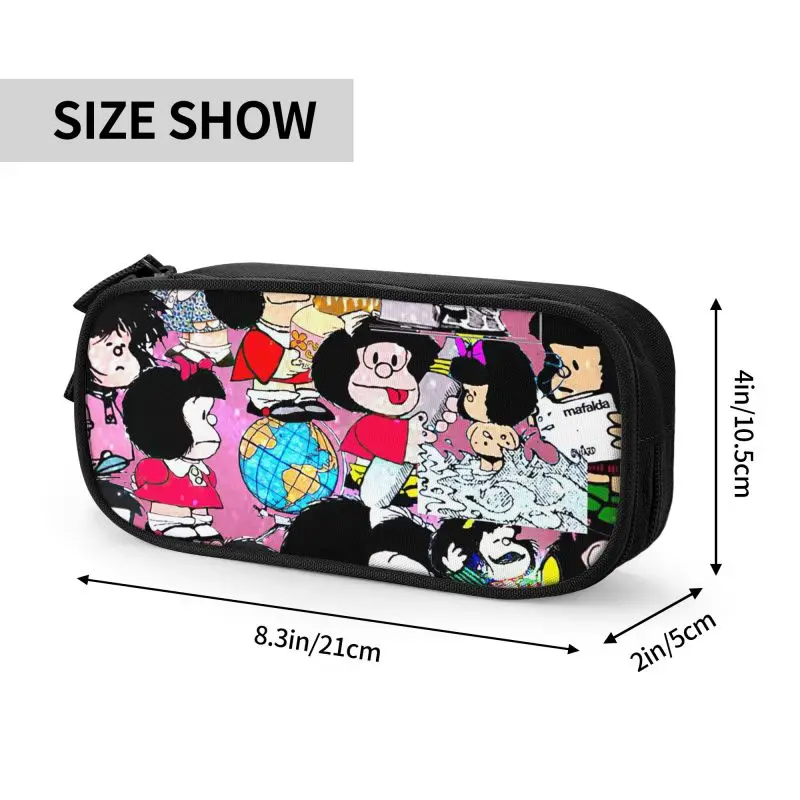 Милые забавные коллажи для карандашей Mafalda девочек и мальчиков