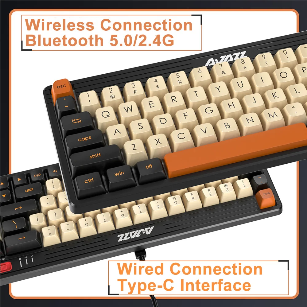 Клавиатура AJAZZ K690T Механическая игровая Bluetooth 69 клавиш RGB-подсветка | Компьютеры и