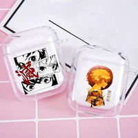 cartoon japan anime demon slayer soft silicone tpu case for airpods pro 1 2 3 luxury clear wireless bluetooth earphone box cover