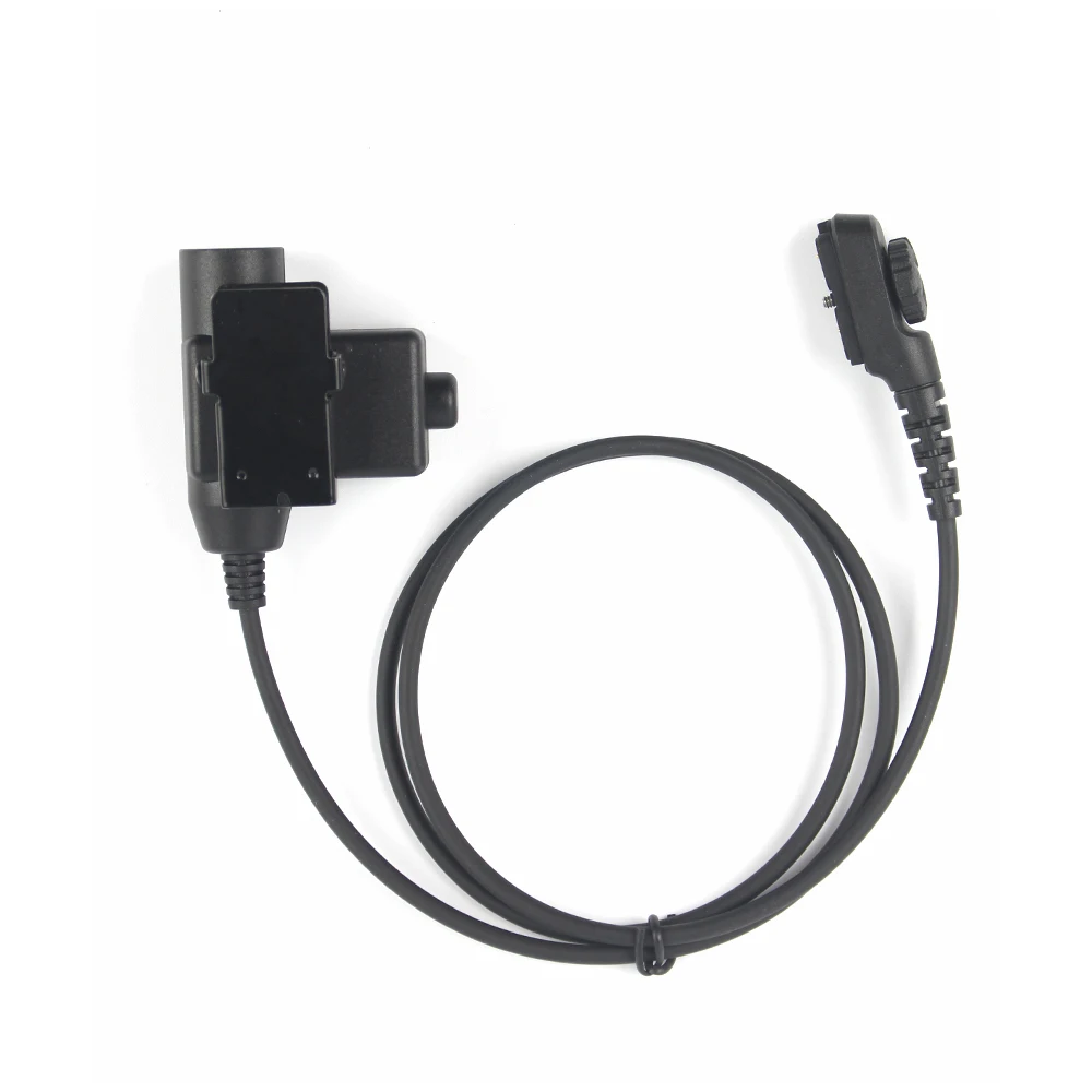U94 PTT Headset Cable Plug Adapter Compatible with Hytera PD780 PD788 PD785 Headsetu94