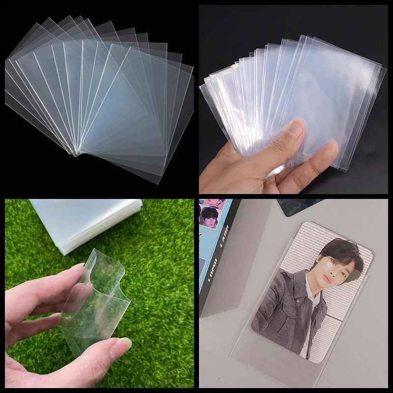 

3inch Cards Protector Sleeves Kpop Photocards Protector Magic Board Game Tarot Case Three Kingdoms Poker Cards Protector Case
