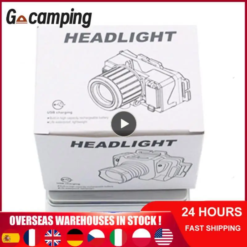 

Powerful Head Flashlight Strong Light Rechargeable Reading Working Light 5w Led Night Light Camping Search Light Long-distance