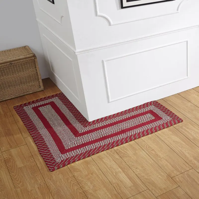 

Polypropylene 20" x 48" x 48" Braided Rug - Barn Red