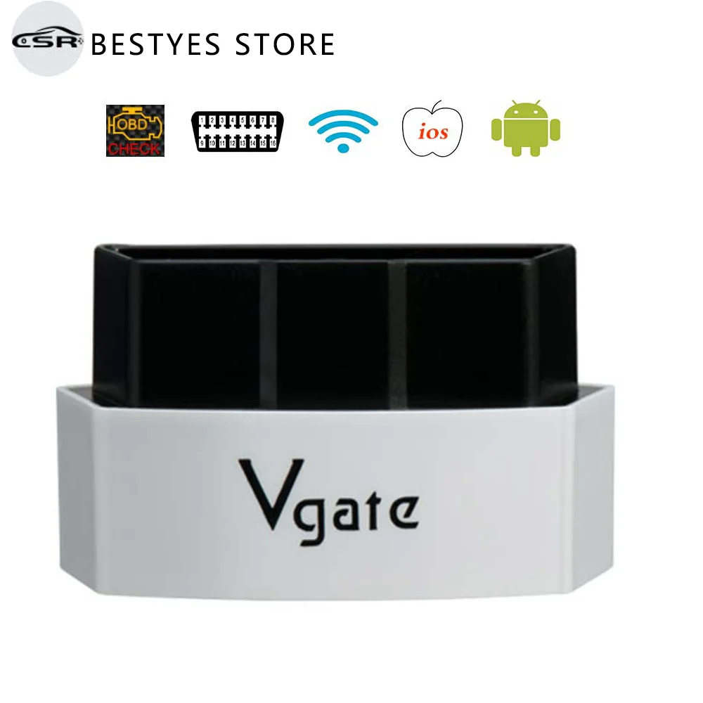 Автомобильный диагностический сканер ICar3 Wi-Fi ELM327 OBD2, Elm 327 Wi-Fi OBD 2 II, считыватели кодов iCar 3, диагностические инструменты для iOS/Android