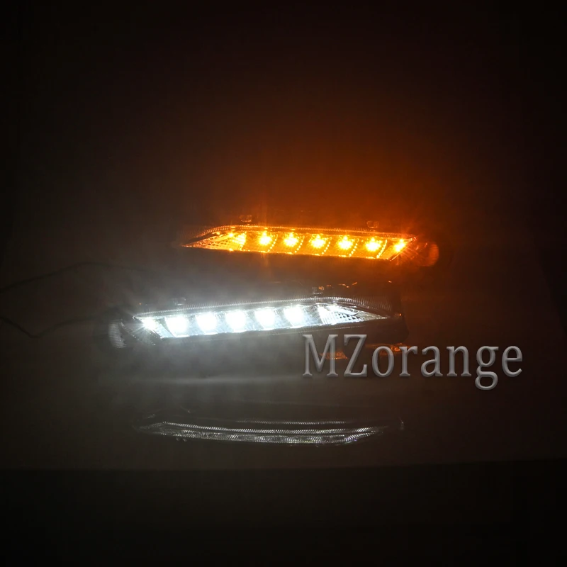 1 пара светодиодных дневных ходовых огней для Toyota Yaris 2017 2018 2019 DRL автомобильная