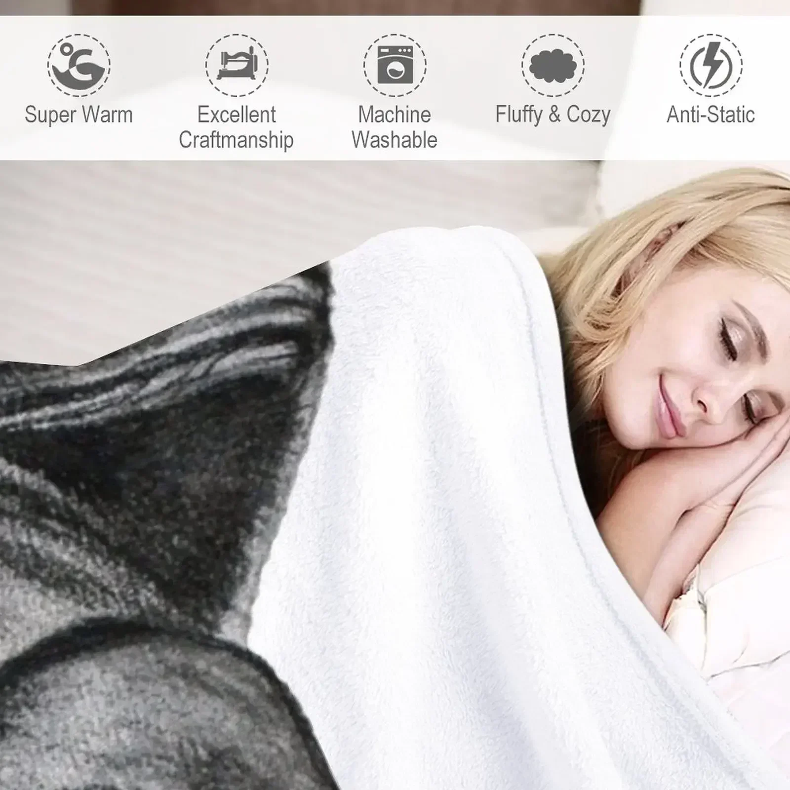 Фриозийская лошадь Плед Зимние постельные принадлежности одеяла и пледы Одеяла