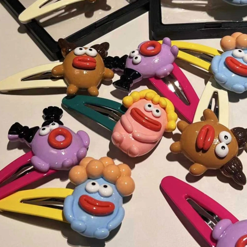 

Cartoon Clip Devil Y2K Adorkable Hairpin Sweet Devil HairPin Dropshipping