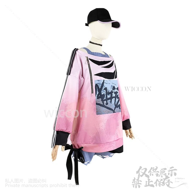 Акияма Мизуки аниме игровой проект Sekai красочный сценический косплей костюм