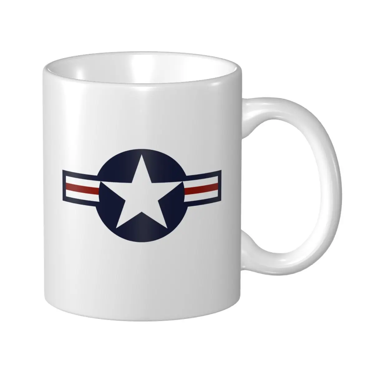 

United States Air Force Coffe Mug Solid color Mugs Personality Ceramic Mugs Eco Friendly Tea Cup 330ml (11oz)