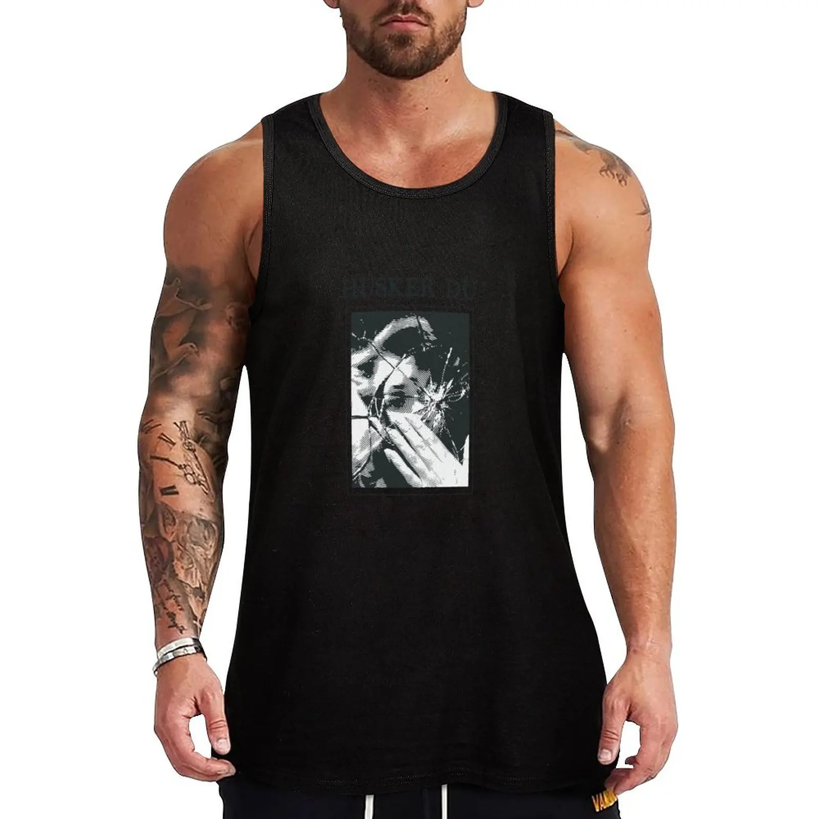 Фото Hüsker Dü - Broken - Tribute Artwork Essential Tank Top, спортивная майка для тренировок, дышащая майка без рукавов №1