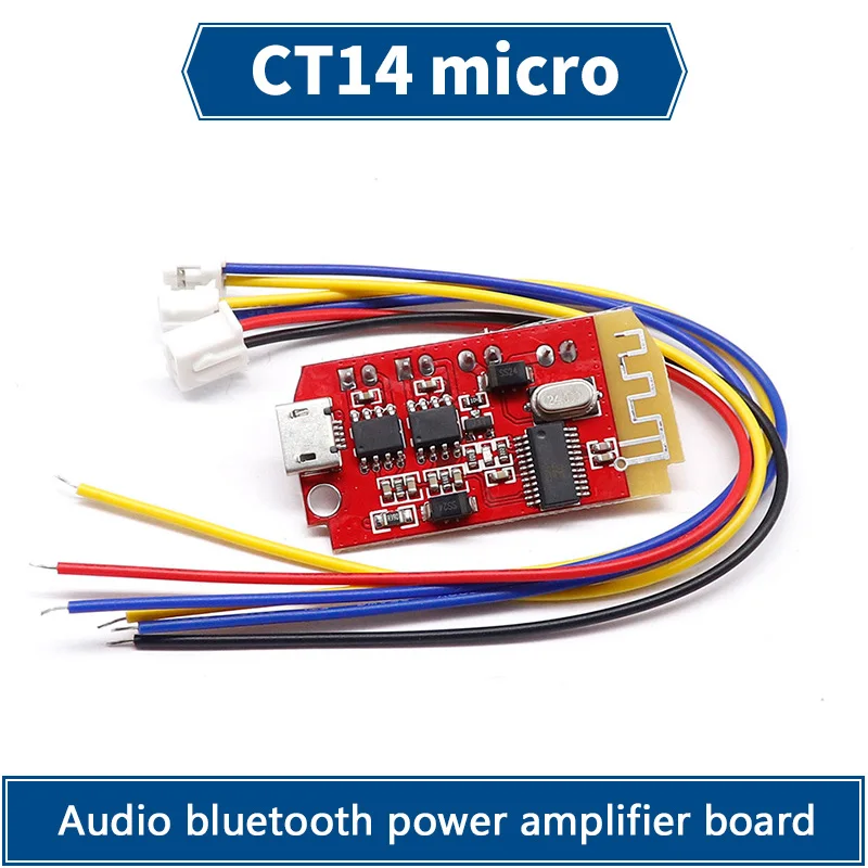 Плата цифрового усилителя звука DC 3 7 в 5 В Вт двойная плата DIY Bluetooth динамик