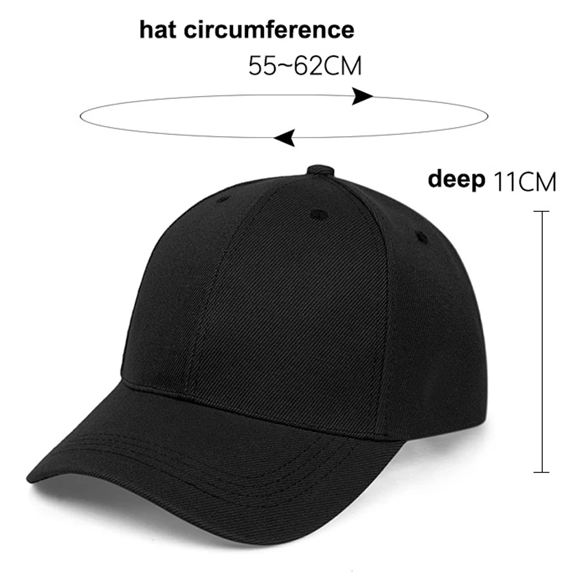 Бейсболка Мужская/Женская однотонная Спортивная Кепка от солнца в стиле хип-хоп