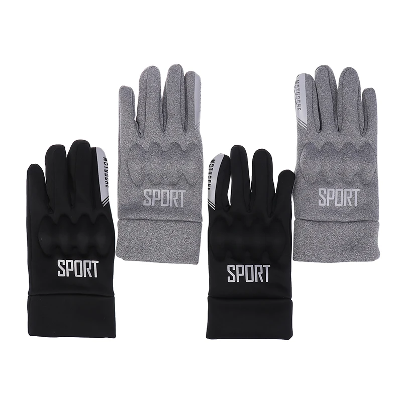 Зимние байкерские перчатки для мужчин и женщин мотоциклетные водонепроницаемые