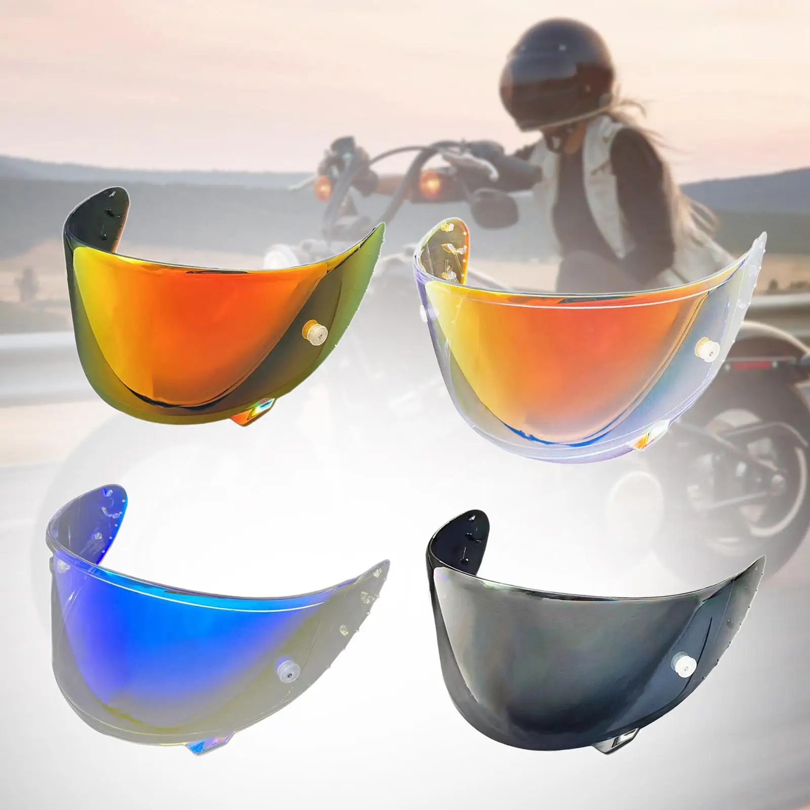 Мотоциклетный шлем легко устанавливается защита от царапин ветра на все лицо