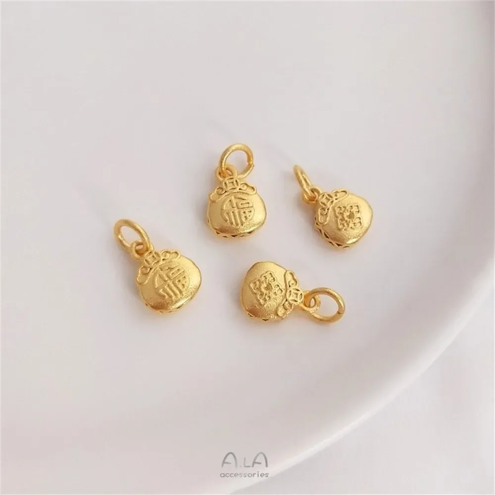 Вьетнамский песок золото бутон лотоса вишневый цветок тыква счастливая сумка