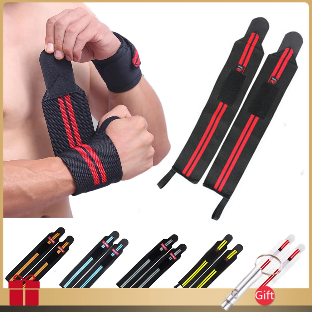 

1PC Wrist Support Adjustable Wrist Straps Men And Women Elastic Wristband Wrist Fixers Of Athletes Powerlifting Gym Wrist Straps