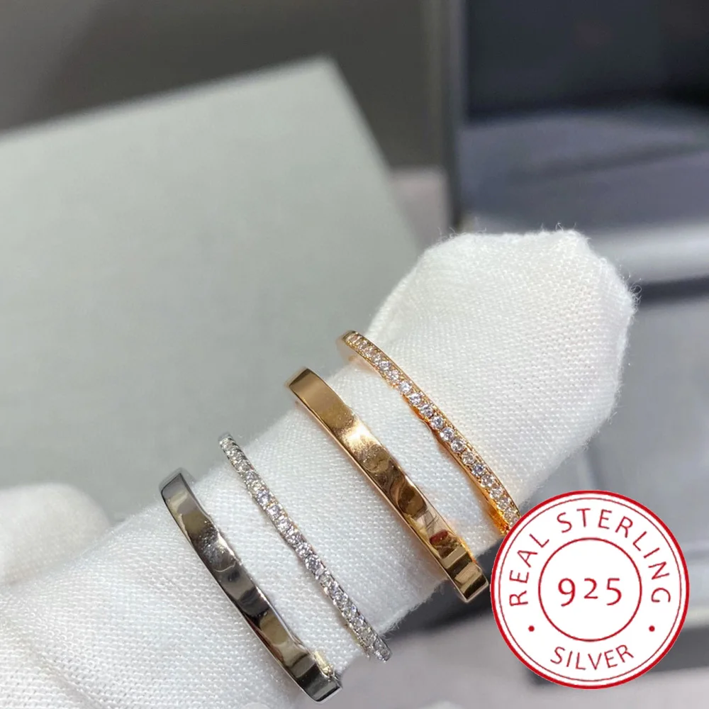 

High Quality V Gold Not Fade Luxury Brand Ring Classical 5A Move 3 Stones Designer Jewelry For Women Fashion Party Bijoux