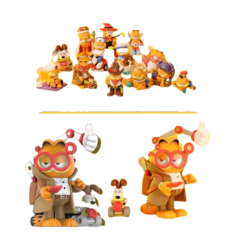 

POPMART Garfield Daydream глухая коробка подтвержденная мультяшная личность креативная фигурка модель интернет знаменитости орнамент детские игрушки