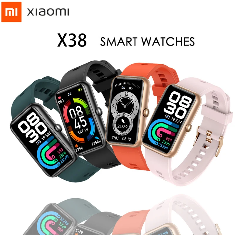 

Xiaomi X38 Smart Watch Women IP68 Waterproof Fitness Tracker Smartwatch Men 2022 Sport for IOS Androird Huawei PK Smart Band 6