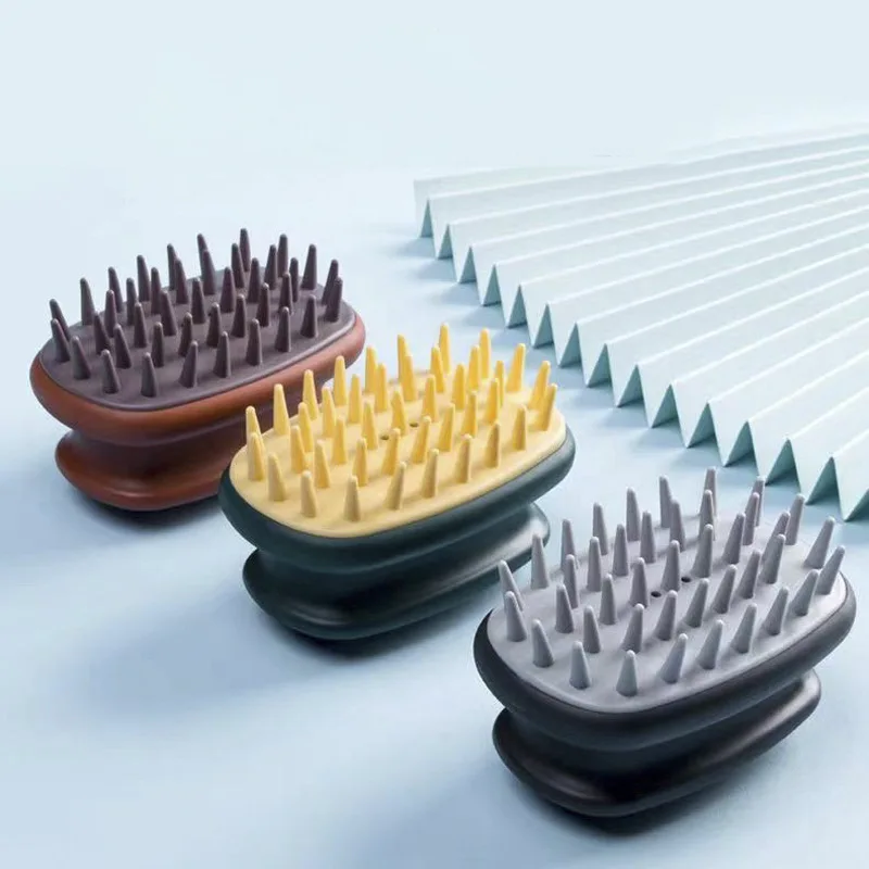 

New Hair Comb Silicone Hair Cleaning Bath Spa Shower Brush Massage Brush Hair Care Shampoo Bath Brush Comb Hair Washing Comb