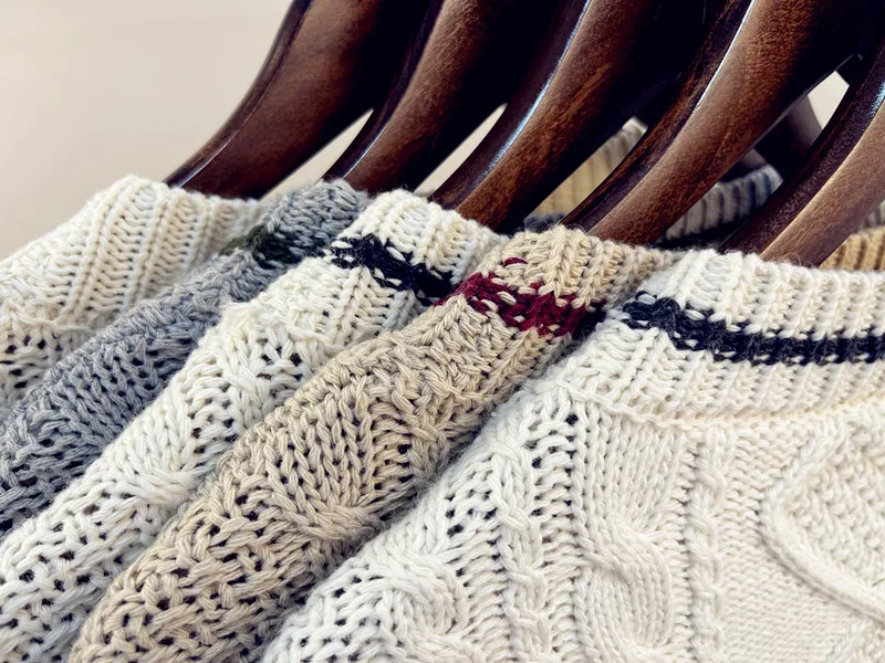 

22FW Star Embroidery folklore cardigan taytay cardigans with patches