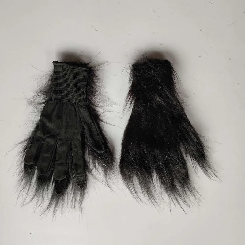 Латексная Маска для косплея с мехом черного кота страшный шлем Забавный костюм