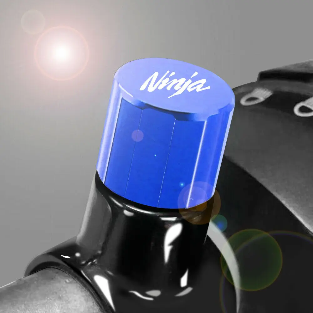 

CNC Aluminum Rear View Side Mirrors Hole Plug Screws Caps Cover Bolts For KAWASAKI NINJA 400 Z400 Z 400