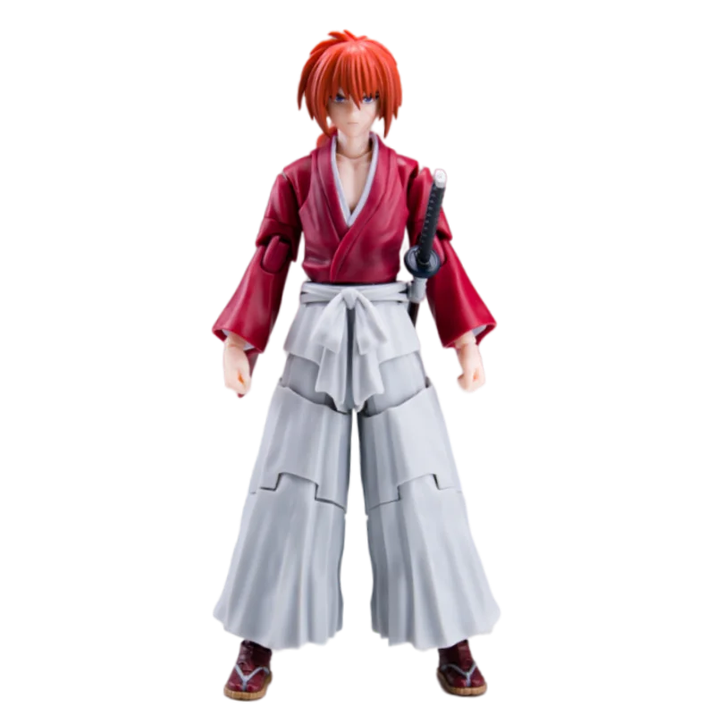 Оригинальные фигурки героев аниме Bandai Rurouni Kenshin SHF HIMURA KENSHIN коллекционные игрушки