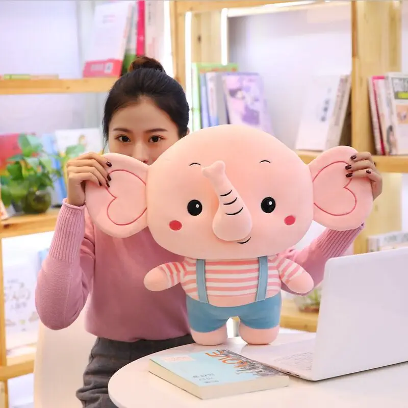 Игрушка плюшевая в виде слона 45 см | Игрушки и хобби