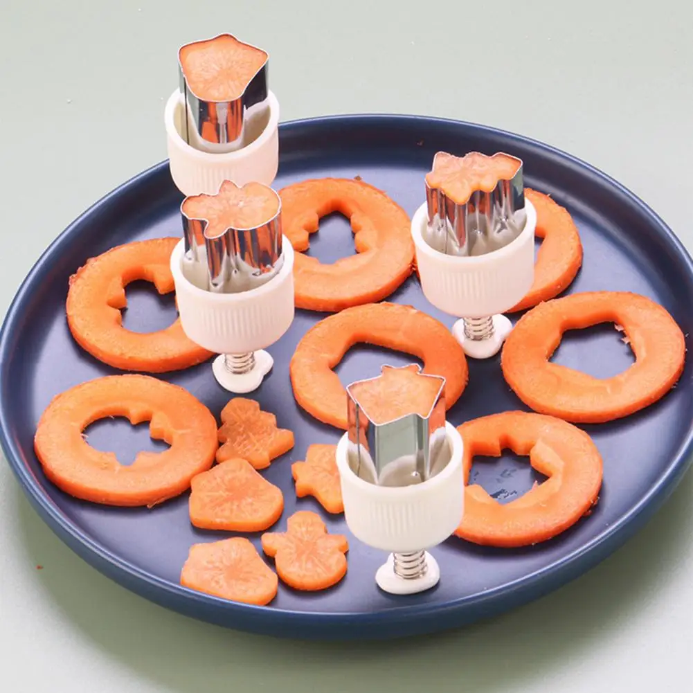 

Reliable Vegetable Cutters No Deformation Portable Sandwich Cutter Set Kitchen Tools DIY Tool Cake Cutter for Home