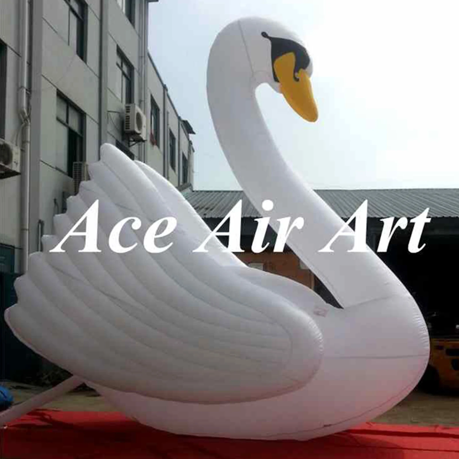 

Custom Giant 4mH Inflatable Swan Model for Advertising in Party Event