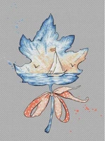 nn xiaoyi cotton self matching cross stitch cross stitch rs cotton comes snowman maple leaf 4 27 33