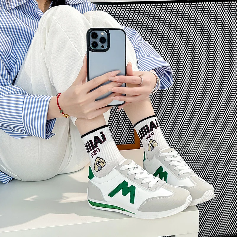 Summer Retro White Women's Casual Sports Shoes Breathable Womens Casual Shoes Comfortable Women Sneakers zapatillas informales