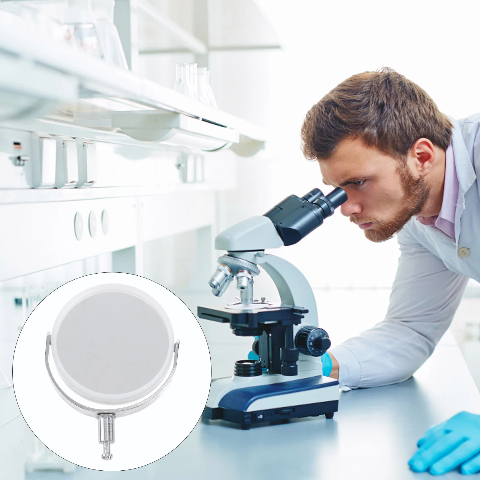 

Reflector Mirror Replacement Microscopes Concave Mirror Microscope Substage Mirror Microscopes Accessories