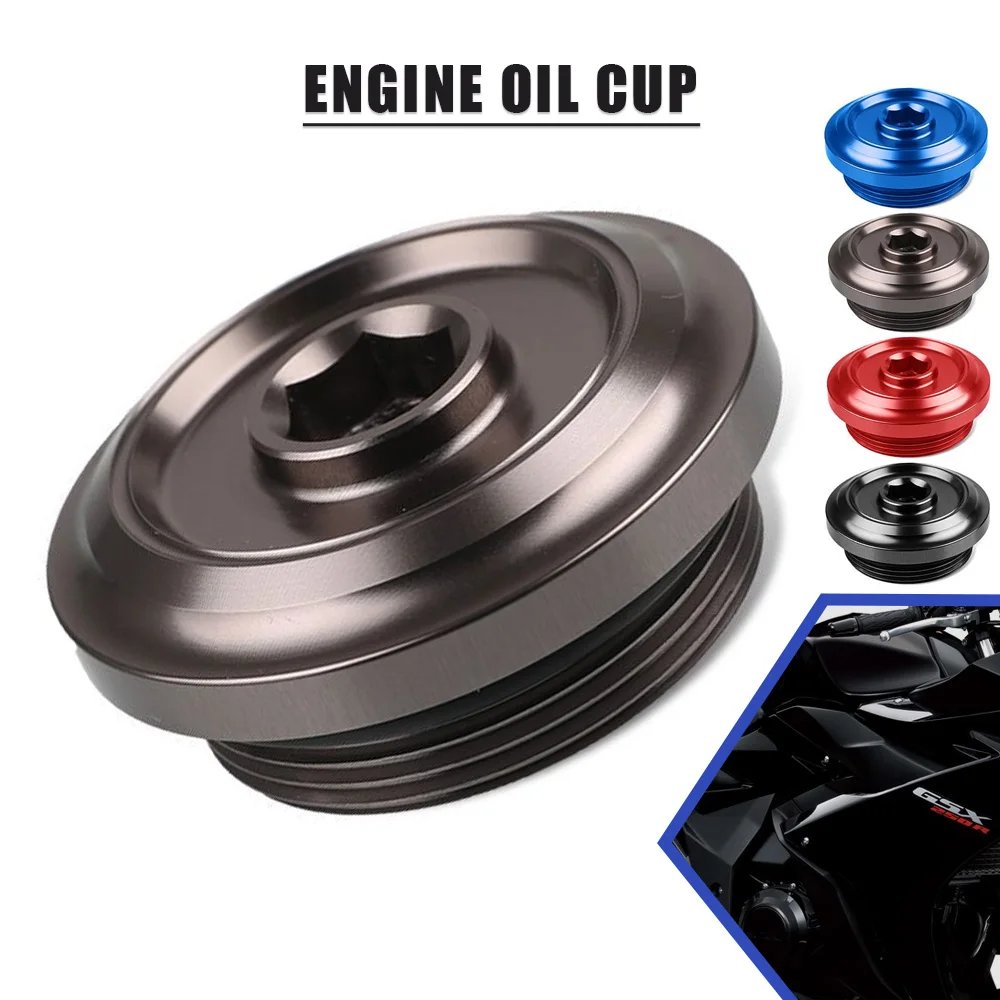 

FOR SUZUKI DL250 DL 250 GSX250R GSX 250R GW250 155 Motorcycle CNC Aluminum Engine Oil Filler Cup Plug Cover Screw