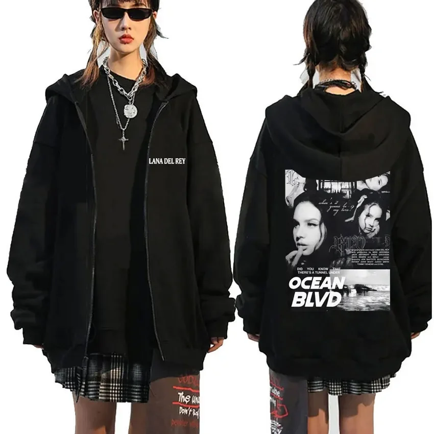 Толстовка с принтом Ланы Дель Рей