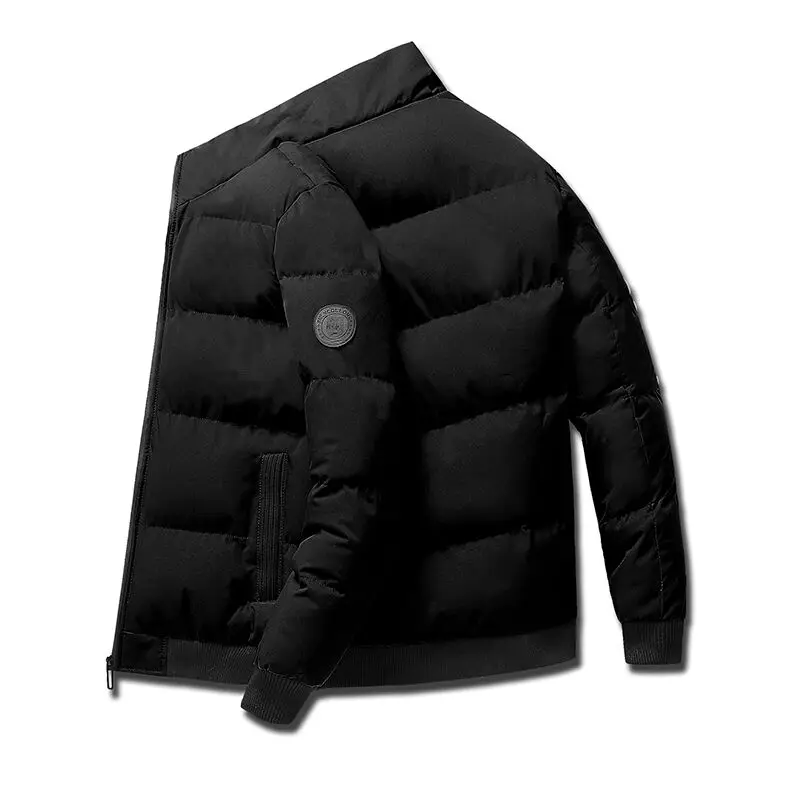 

New men's slim and thickened cotton-padded jacket autumn and winter down cotton jacket leisure men's youth fashion warm coat