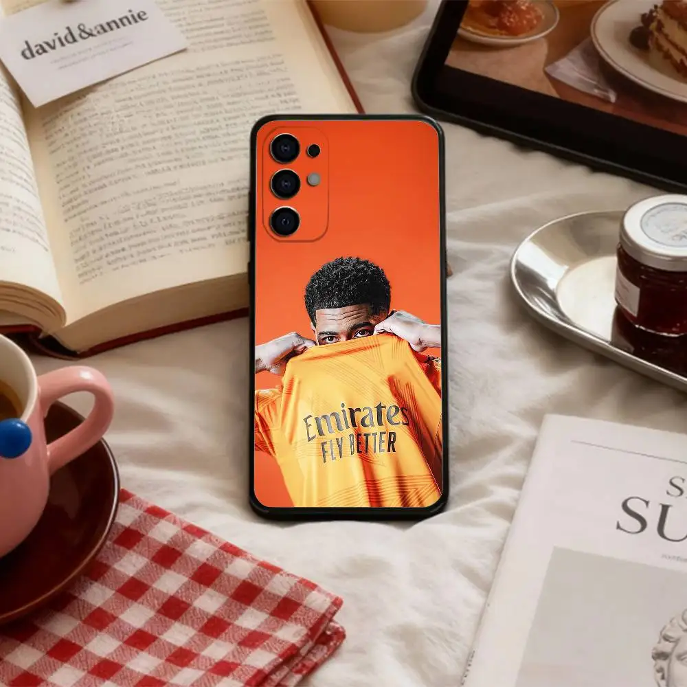 Чехол для телефона Midfield J-Jude B-Bellingham для Samsung S 25,24,23,22,30,21,10,9,Ultra,Plus,Lite,FE,4,5 G, мягкий черный чехол (art.: 3920d9efdcbf6) - 3920d9efdcbf6