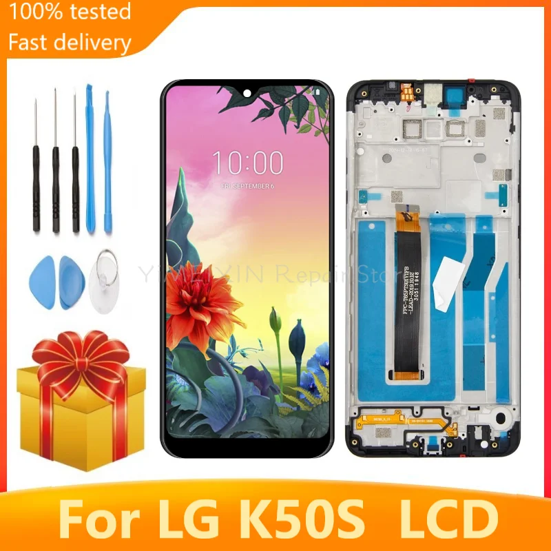 Оригинальный 6 5 &quotНовый для LG K50S LM-X540 LM-X540EMW ЖК-дисплей с рамкой K50 S LCD