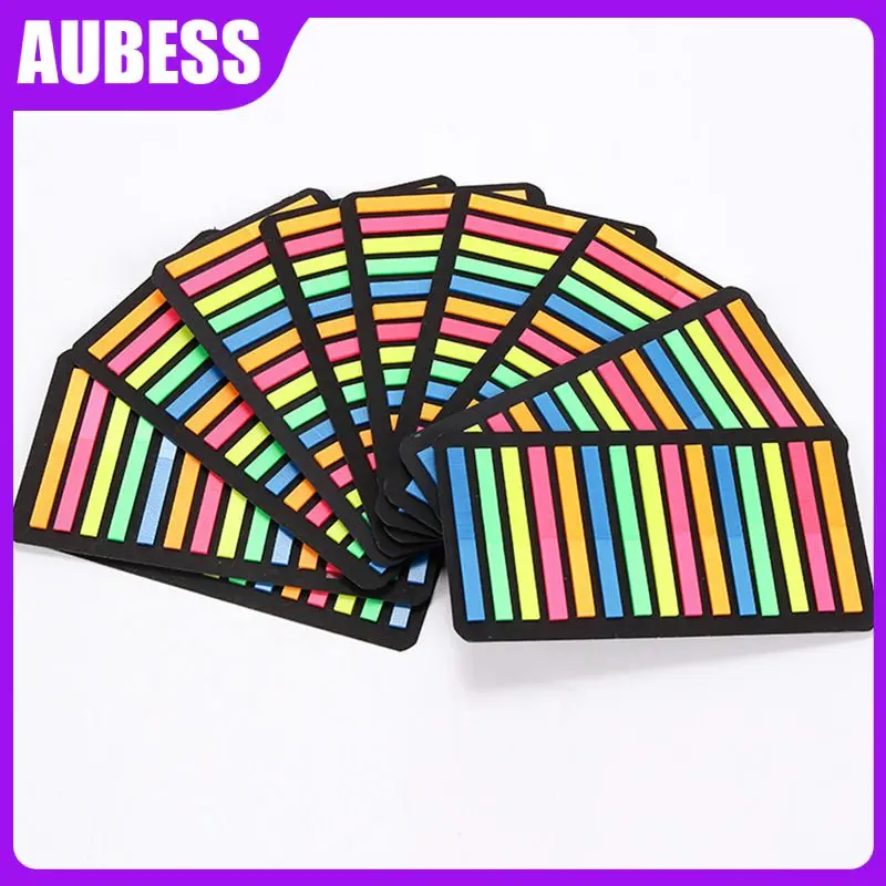 

Reading Aid Index Tabs 300 Sheets Bookmark Memo Pad Sticky Notes Fluorescent Translucent Office Stationery Supplies Colorful