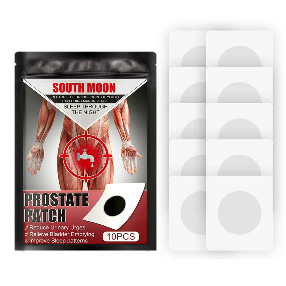 

10pcs Male Prostate Patch Prostatitis Sticker Treatment Relieve Kidney Deficiency Bladder Control Men Health Care