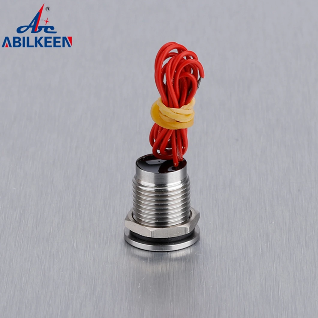 12 мм 1НО мгновенная/функция фиксации пьезоэлектрический переключатель IP68