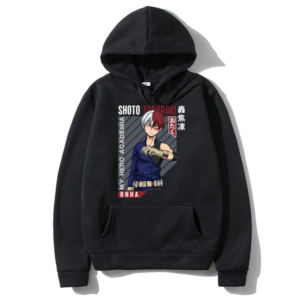 

Anime My Hero Academia Todoroki Shoto Printed Hoodies Mens Cotton Hoodie Long Sleeves Men Women Casual Brand Fashion Sweatshirt