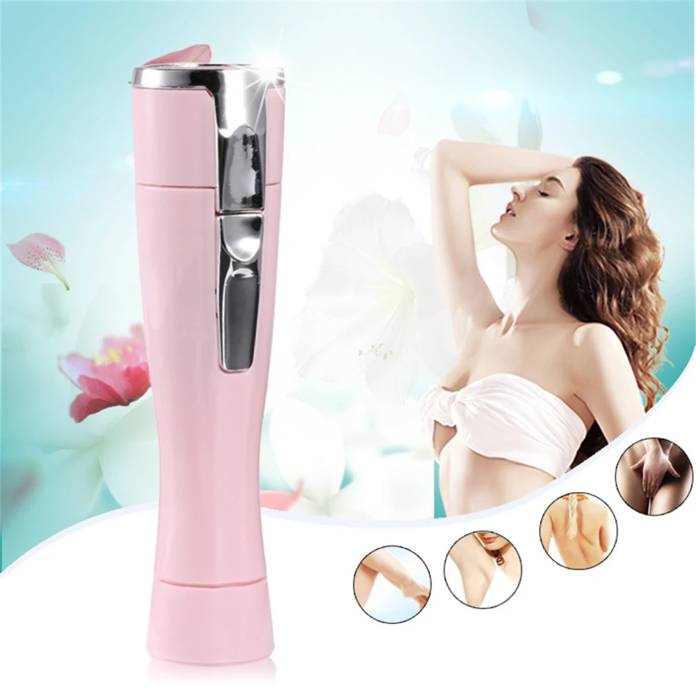 

Kemei Mini Lady Epilator Shaver Women Hair Remover Portable Depilatory Female Razor Shaver Travel Essentials KM-1012 DF Raben