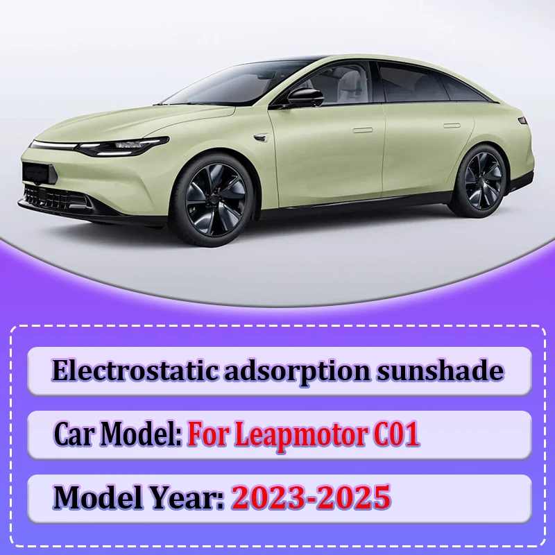 Фото Солнцезащитный козырек для люка Leapmotor C01, аксессуары 2023-2025, защита от УФ-излучения, дышащий, не душный, автомобильные аксессуары №2