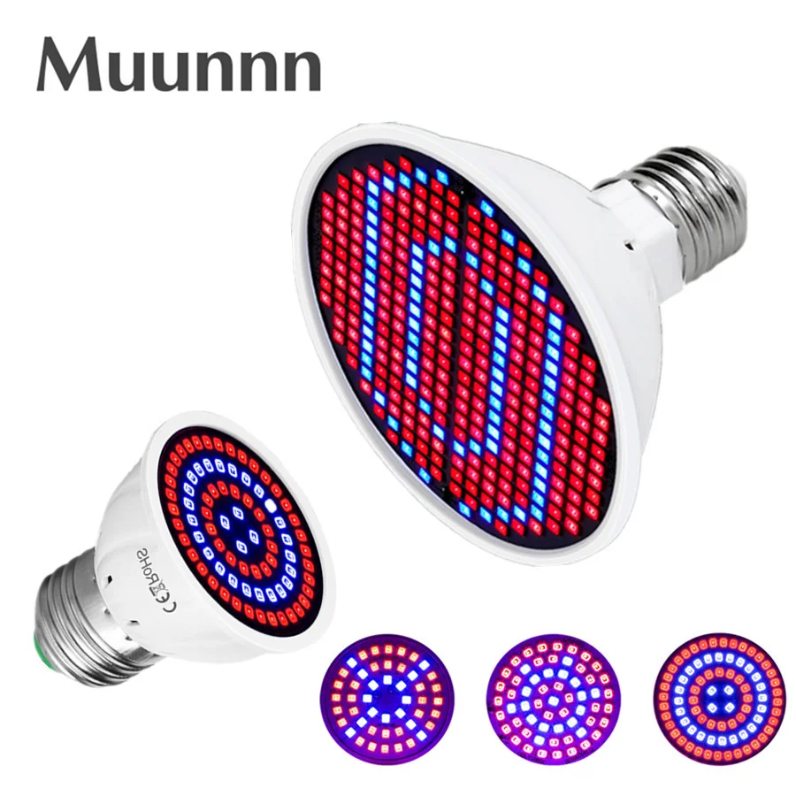 Hydroponic Growth Light E27 Led Grow Bulb Full Spectrum 220v Uv Lamp Plant Flower Seedling High Quality
