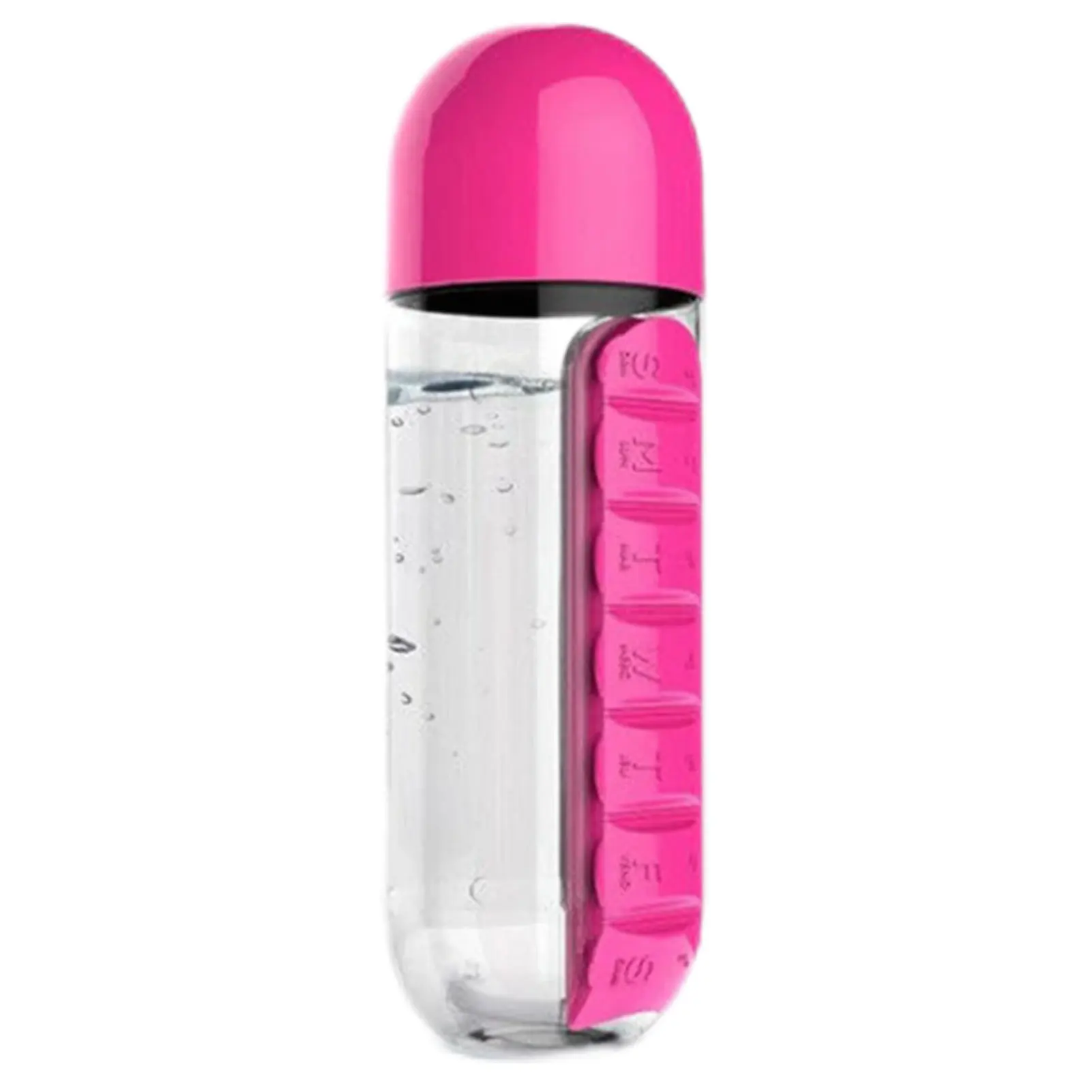 

Weekly Pill Organizer Weekly Pill Boxes Daily Pill Box Organizer With Water Bottle Detachable Pill Storage Box For Travel Office