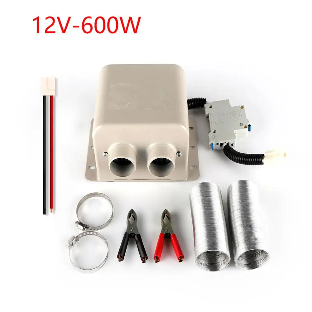 

12v/24v Car Heater Kit High Power 600w/800w 2 Hole Fast Heating Demister For Automobile Windscreen Winter Dropship