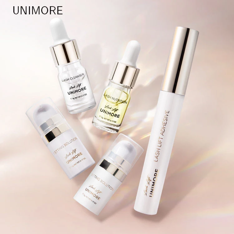 

Набор для подтяжки ресниц Unimore, набор для лечения и завивки ресниц, с увеличителем длины 2 месяца, бриллиантовый набор для завивки ресниц