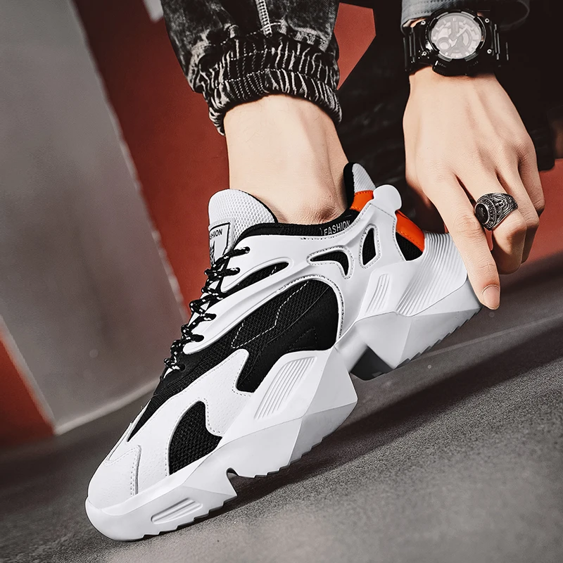 Tenis Masculino Men sneakers Lightweight Cushioning Outdoor Road Running Shoes Marathon Trail Sport Shoes Elastic Men Walking